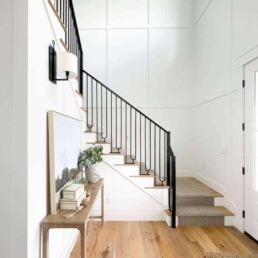 10 of  Stair Landing with Runner Carpet