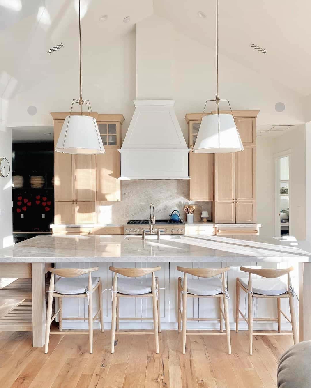 21 of  Wood and White Kitchen Inspiration