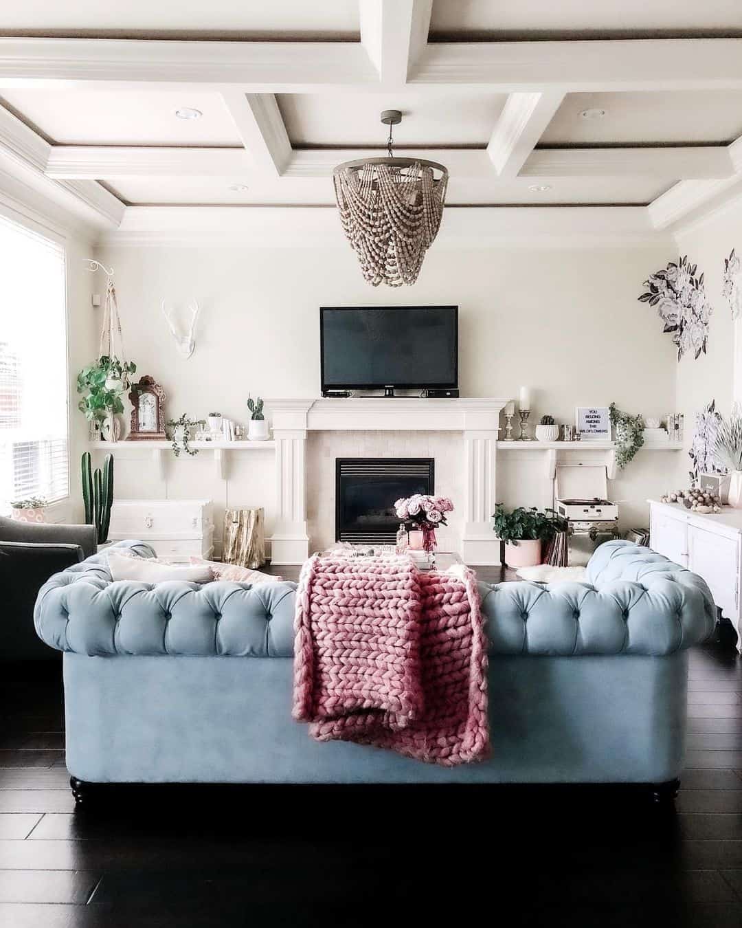 12 of  BLue Sofa in Living Room