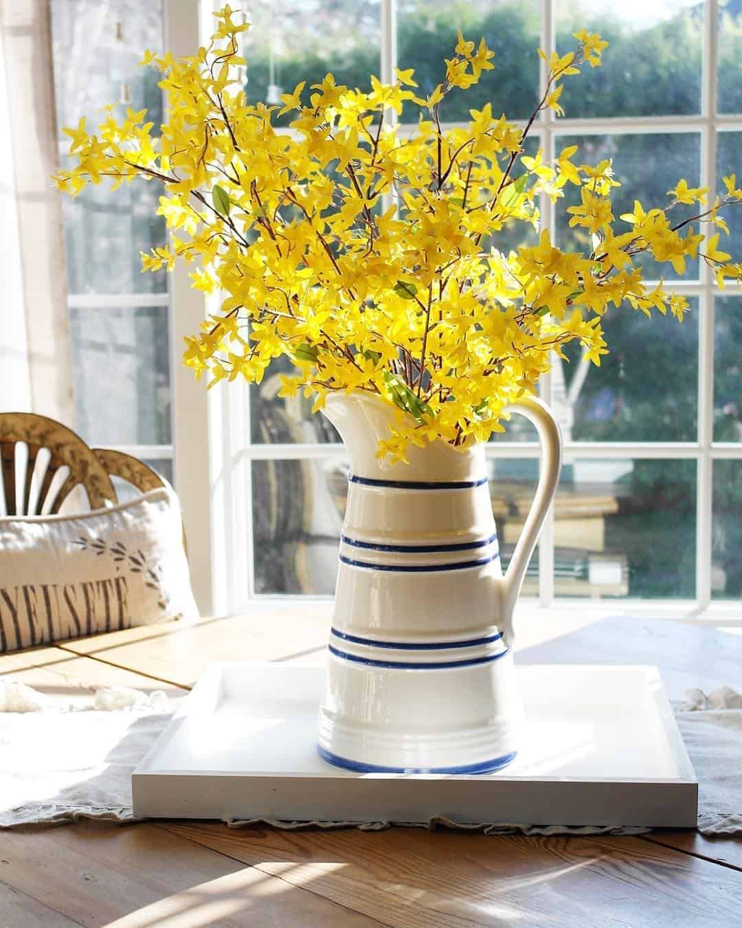 26 of  Blue and Yellow Décor for a Rustic Kitchen