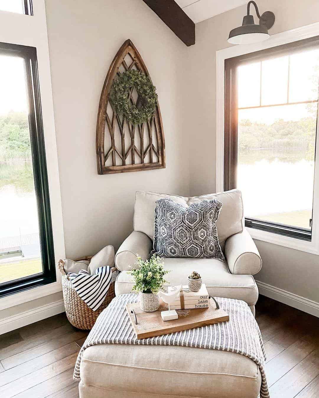 16 of  Upholstered Armchair in Agreeable Gray Room