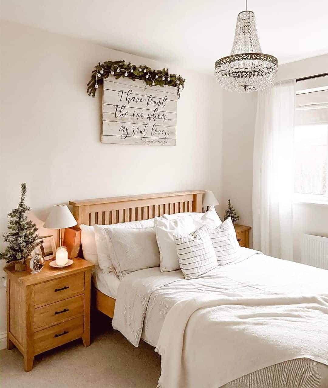 08 of  Quaint White and Woods Holiday Bedroom