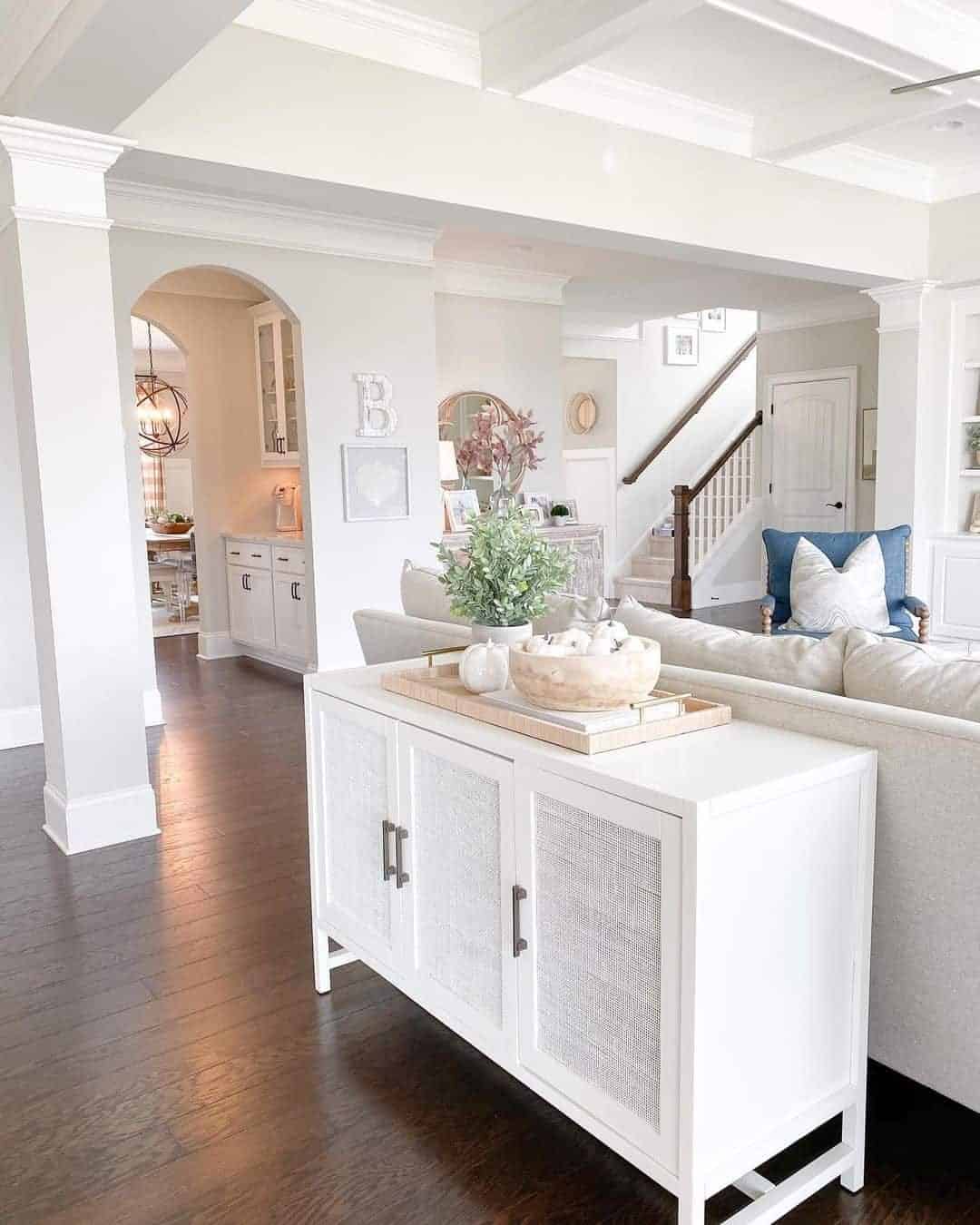 18 of  Living Room with White Console Table