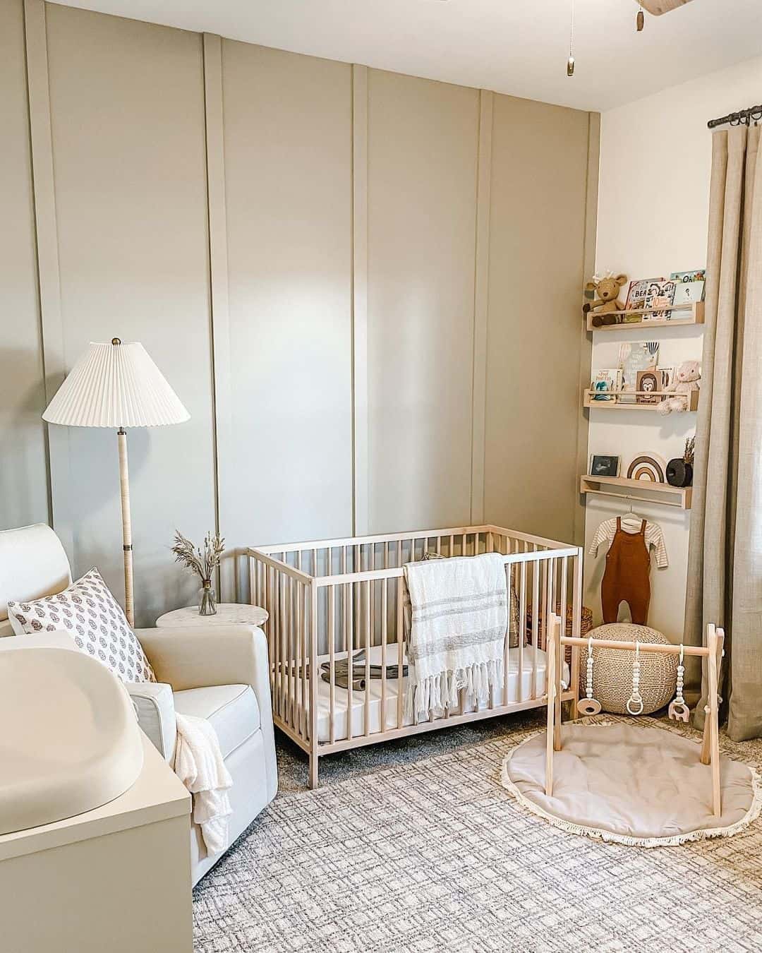 05 of  Nursery With Beige Board and Batten Wall