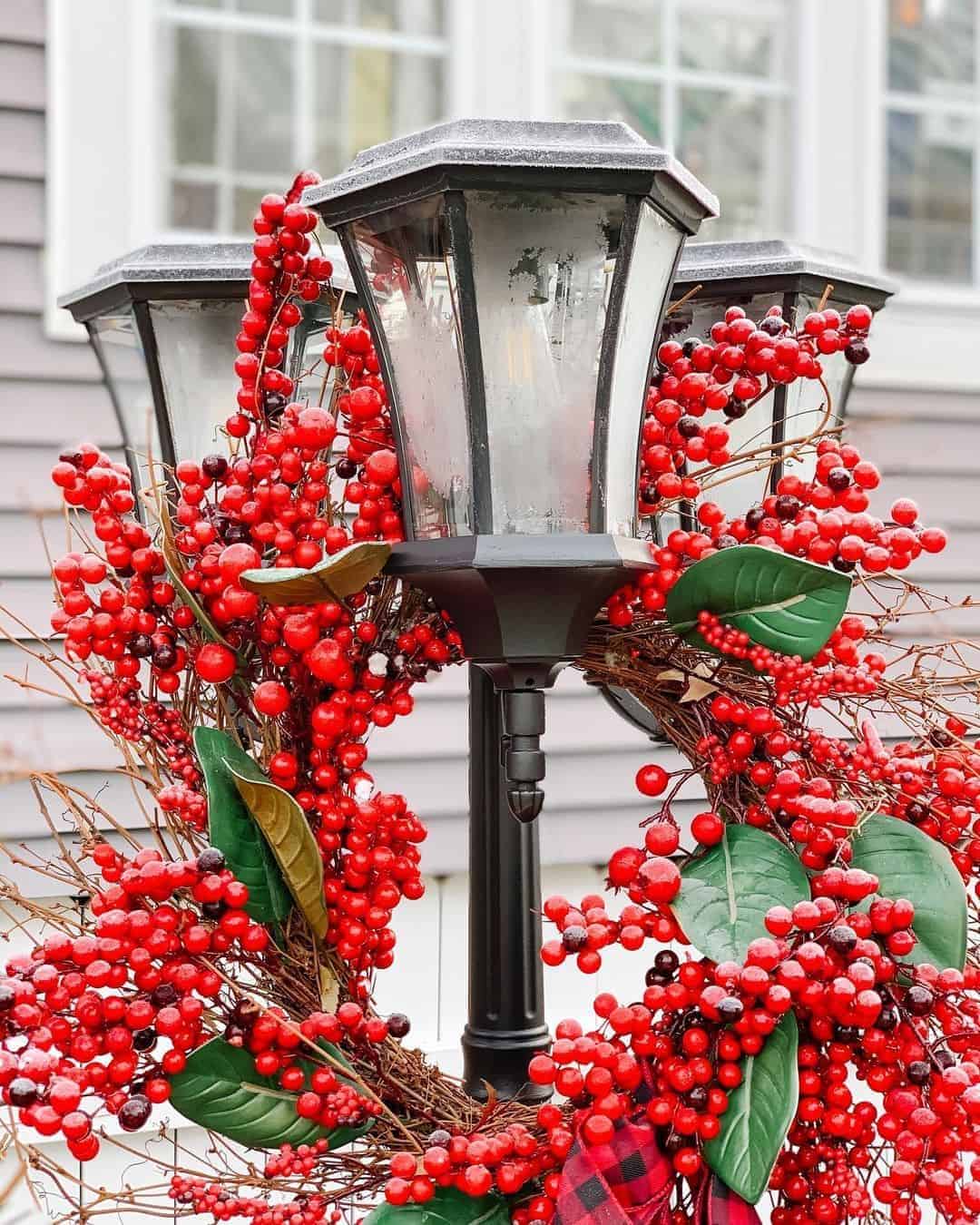 Bold Red Berry Wreath