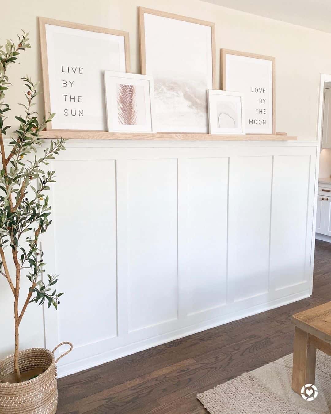 26 of  Wall with White Board and Batten Wainscoting