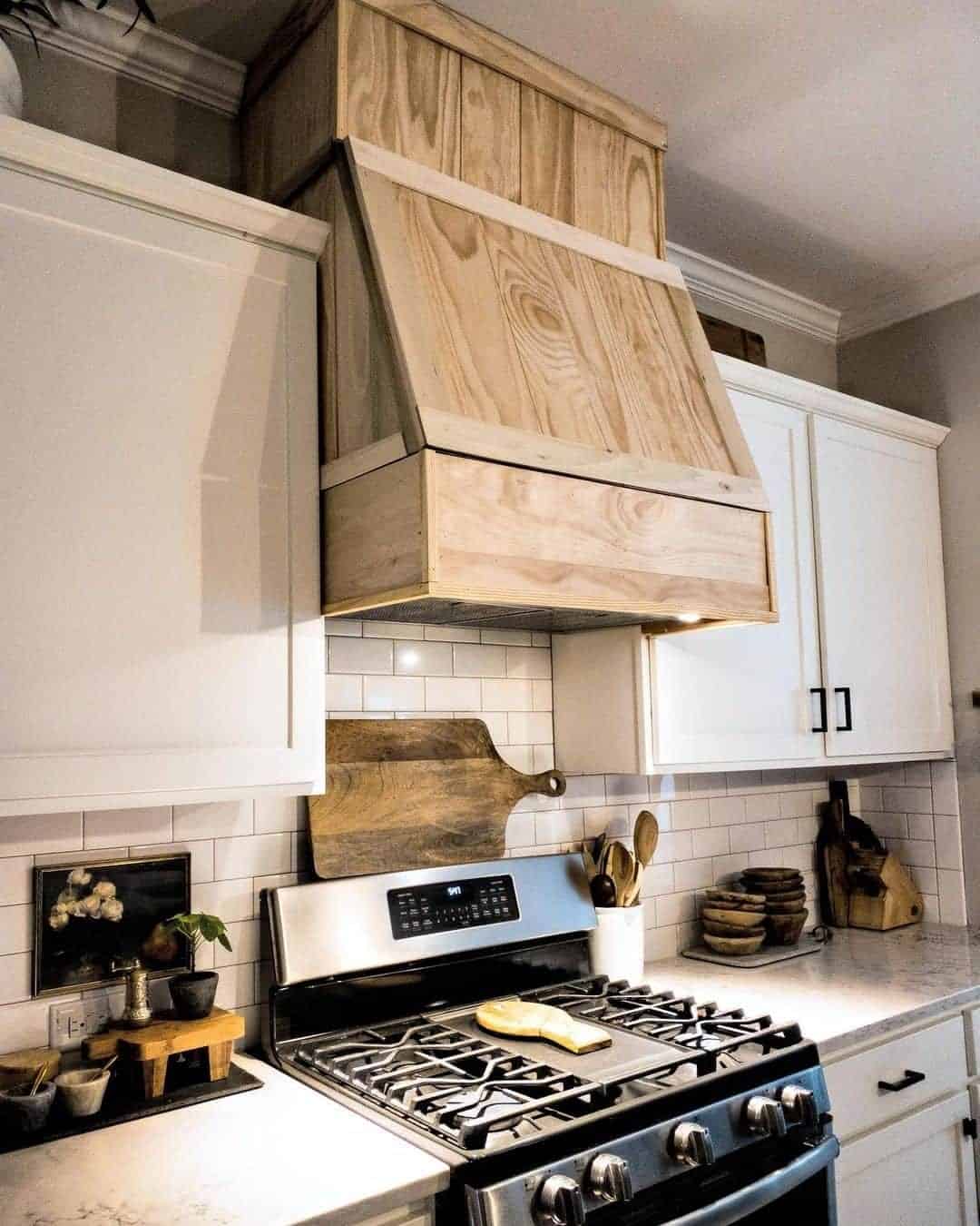 20 of  DIY Wood Range Hood Ideas