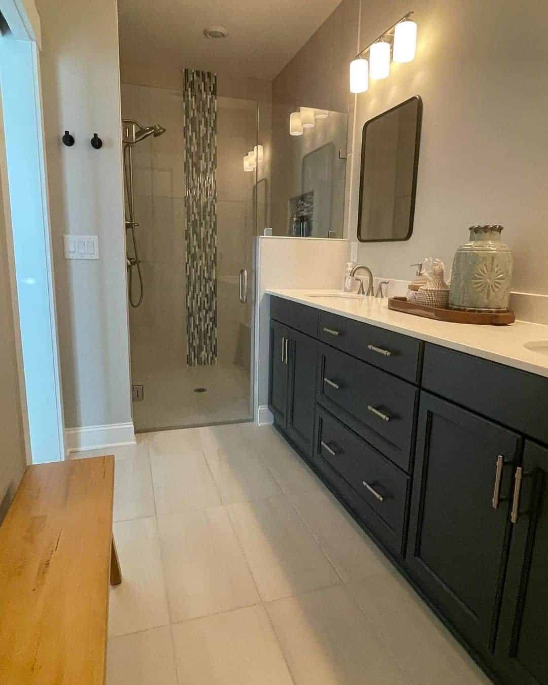 18 of  Layers of Vertical Tile for a Stunning Bathroom