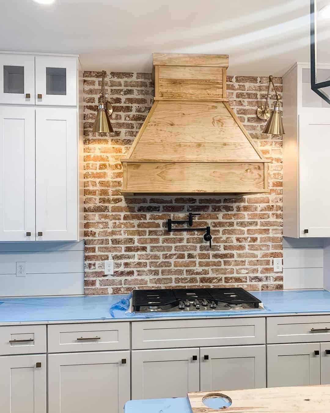 06 of  Rustic Kitchen with Exposed Brickwork