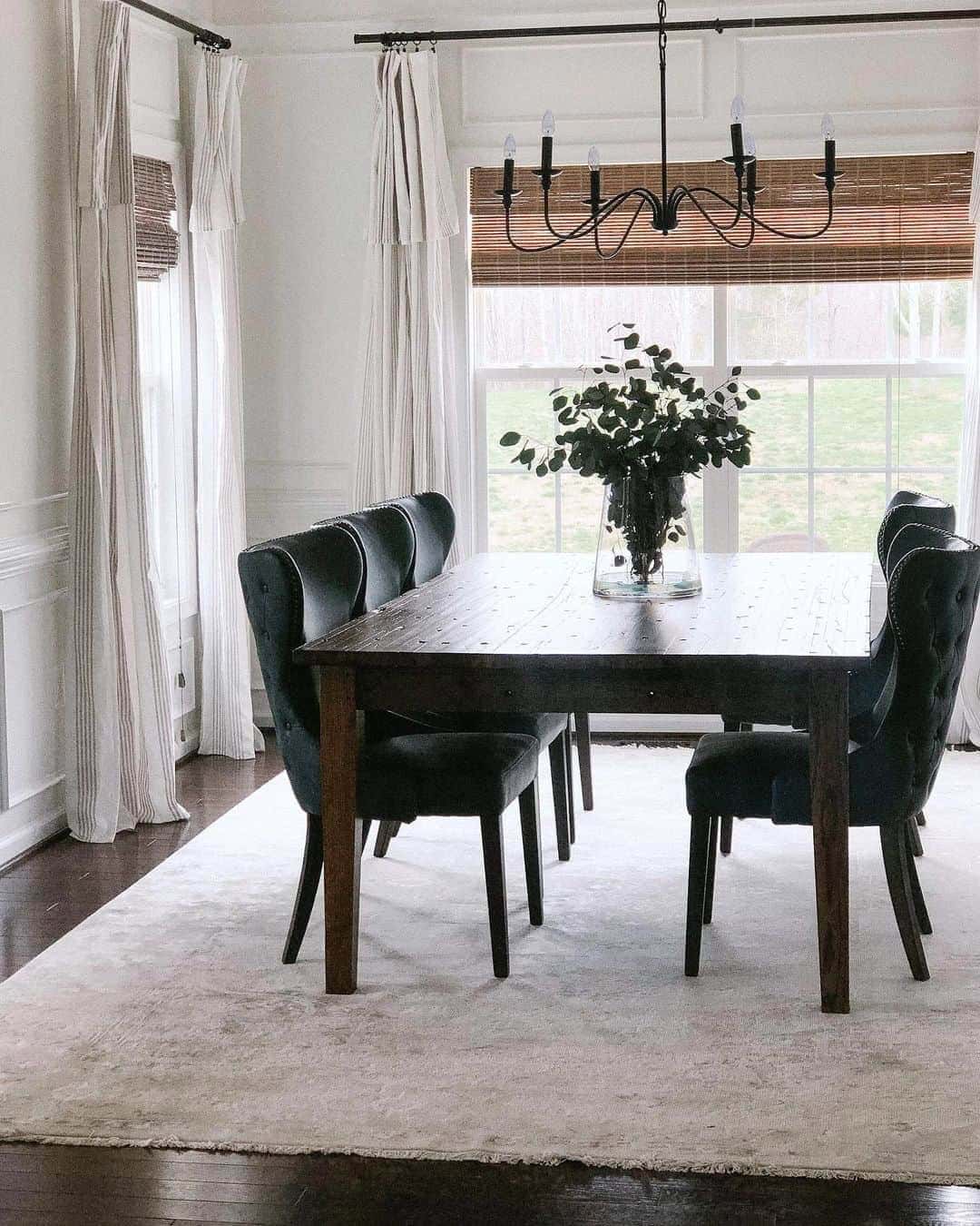 15 of  Modern Dining Room with White Wainscoting