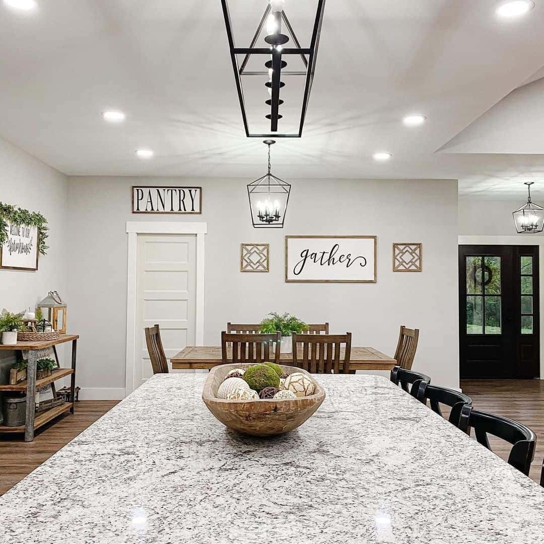 11 of  Open Kitchen and Dining Area with Pantry