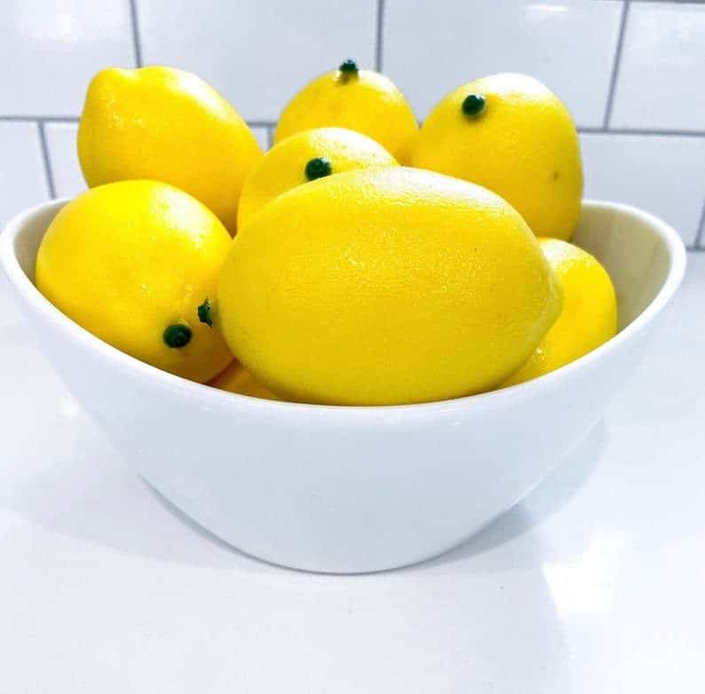 21 of  Fake Lemons Decor for Kitchen