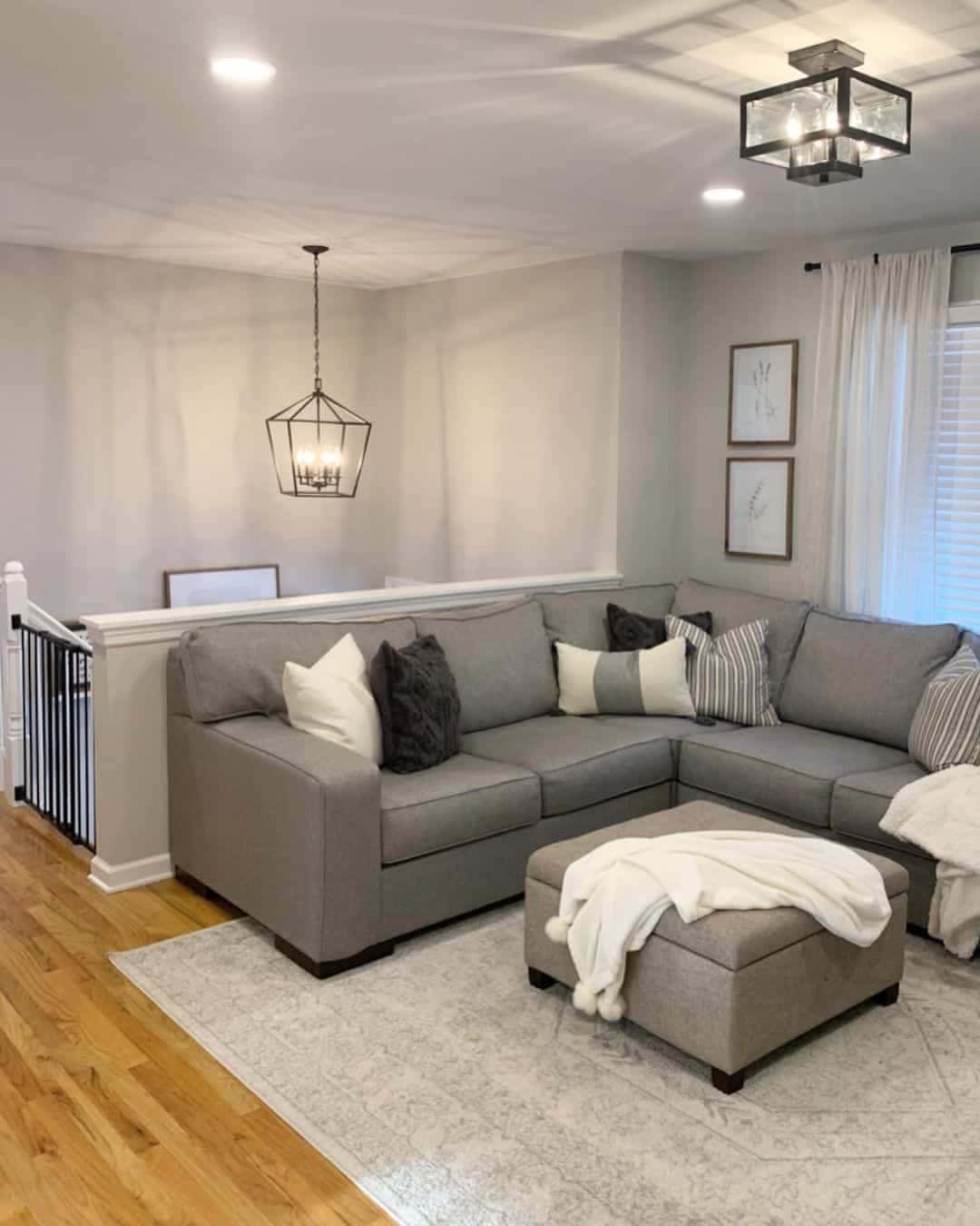 20 of  Upstairs Living Room with Gray Sectional