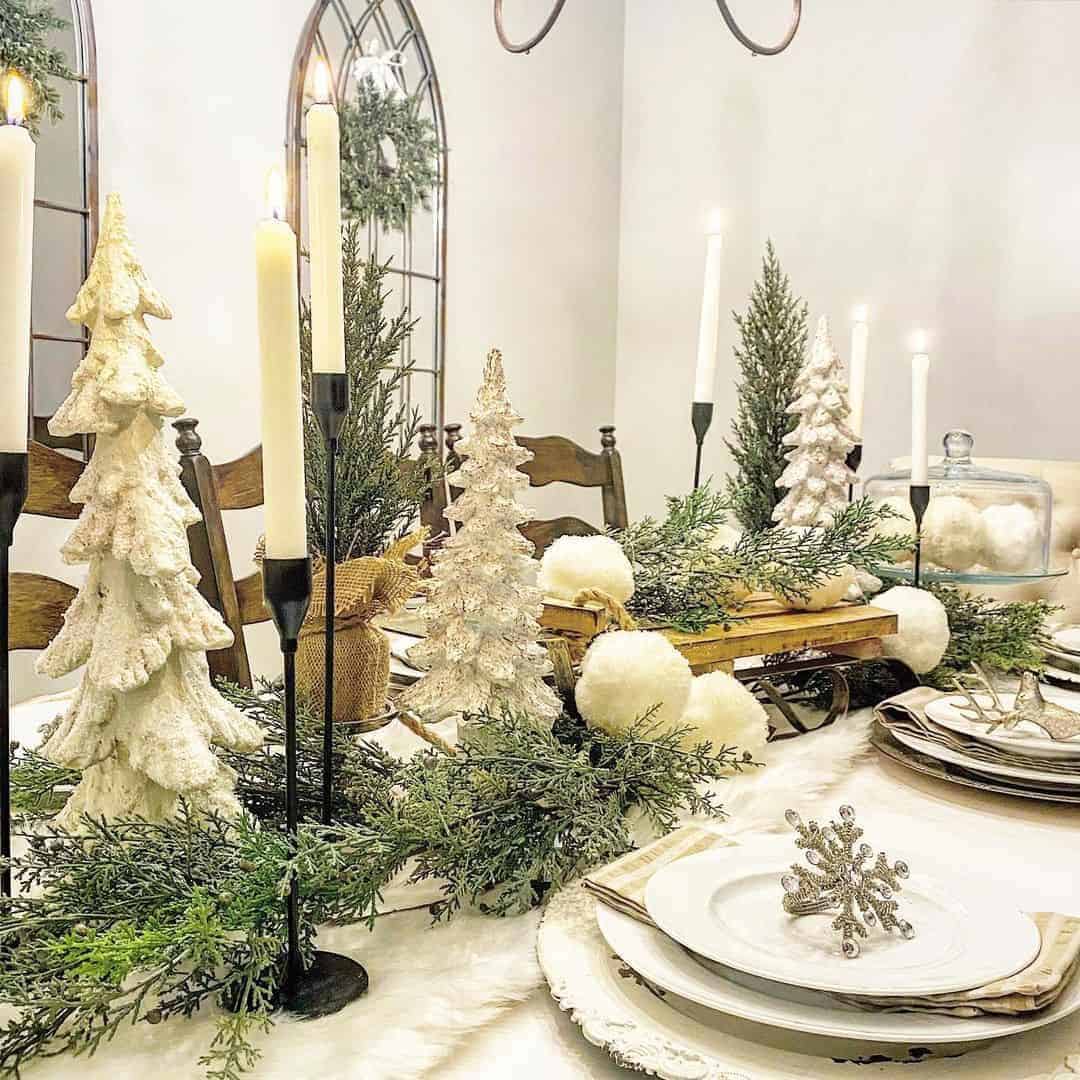 21 of  Winter Wonderland Tablescape