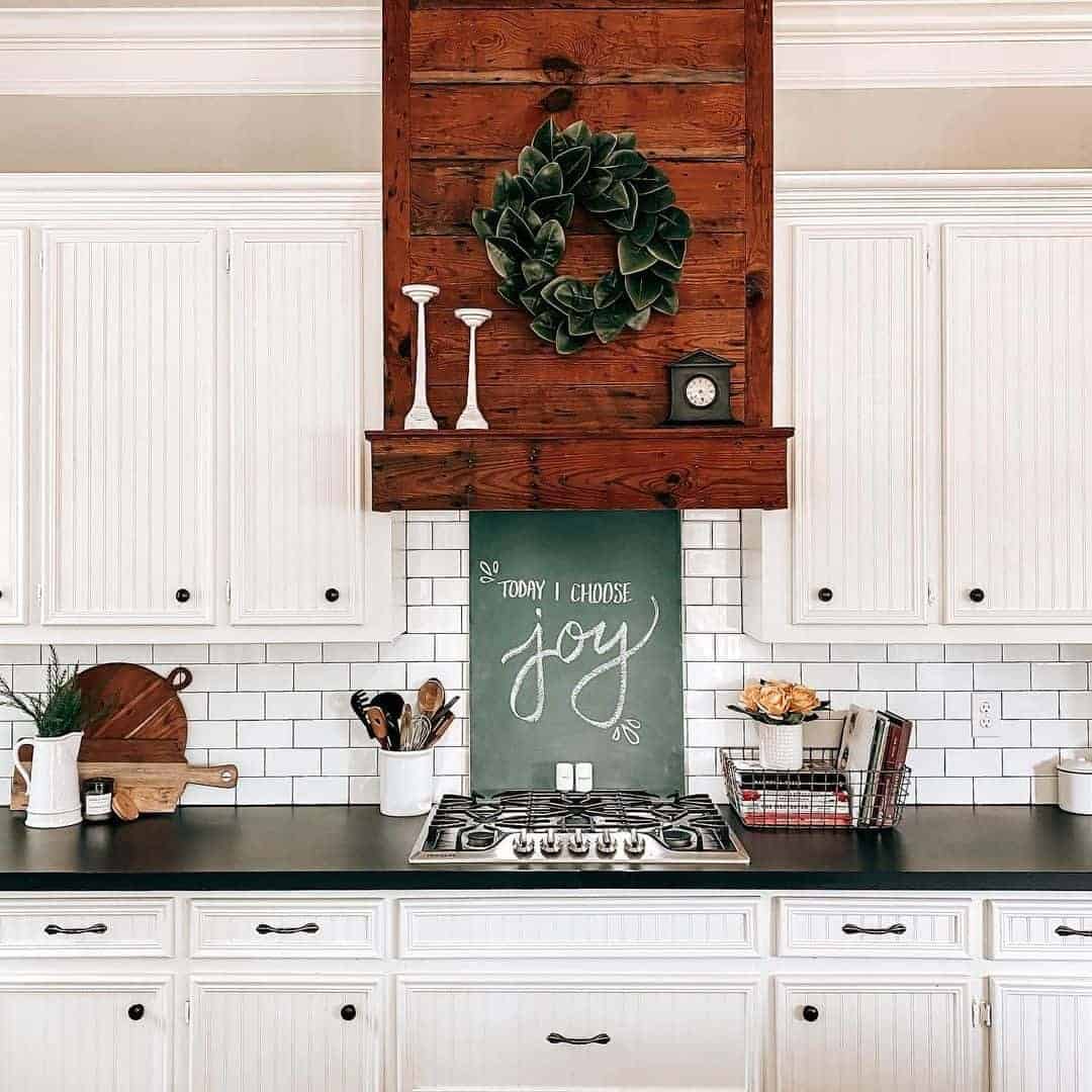 20 of  Joyful White Kitchen with Subway Tile