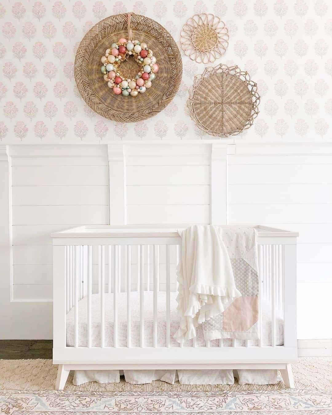 23 of  Delicate Wallpaper in a Baby’s Nursery