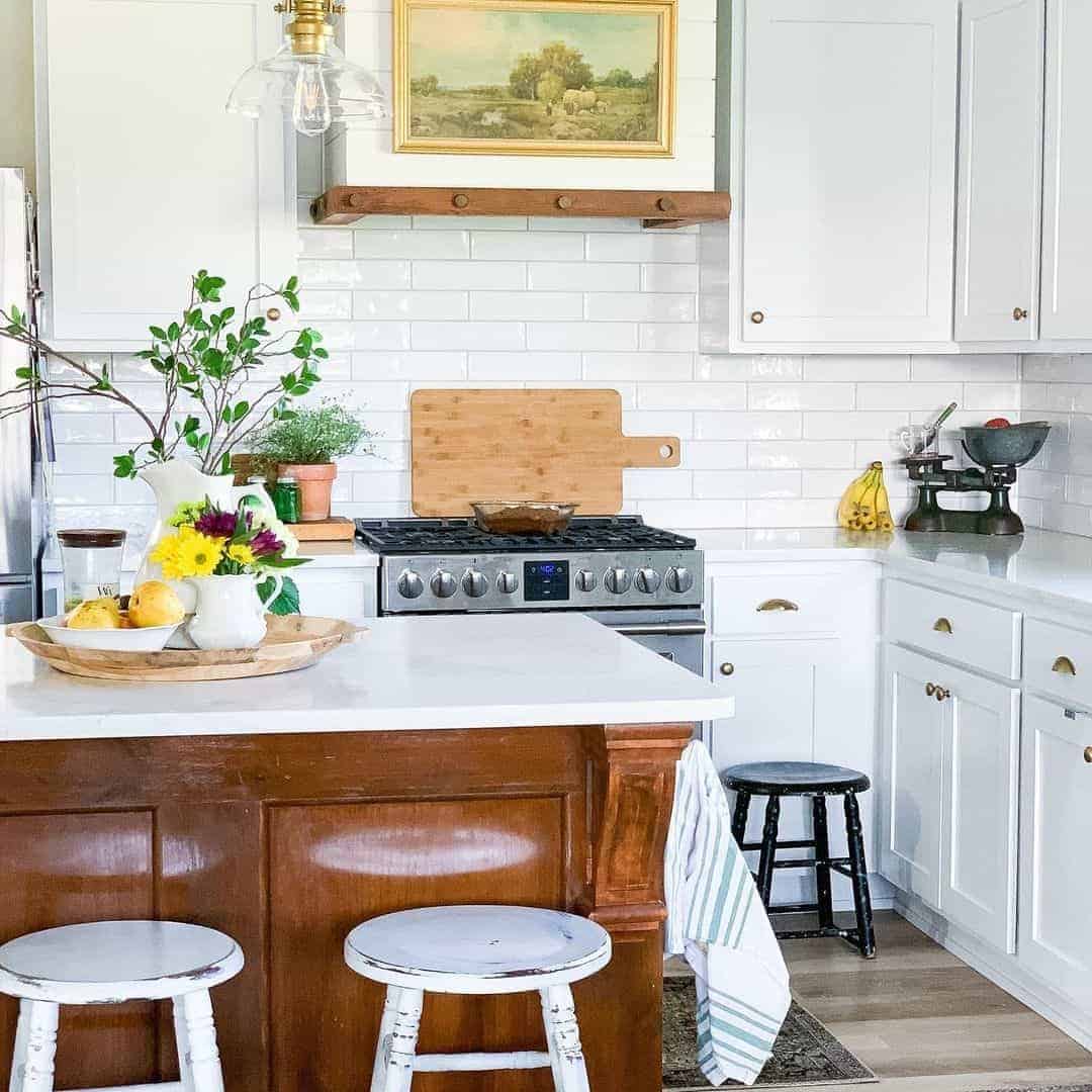 13 of  Traditional Kitchen with White and Wooden Features