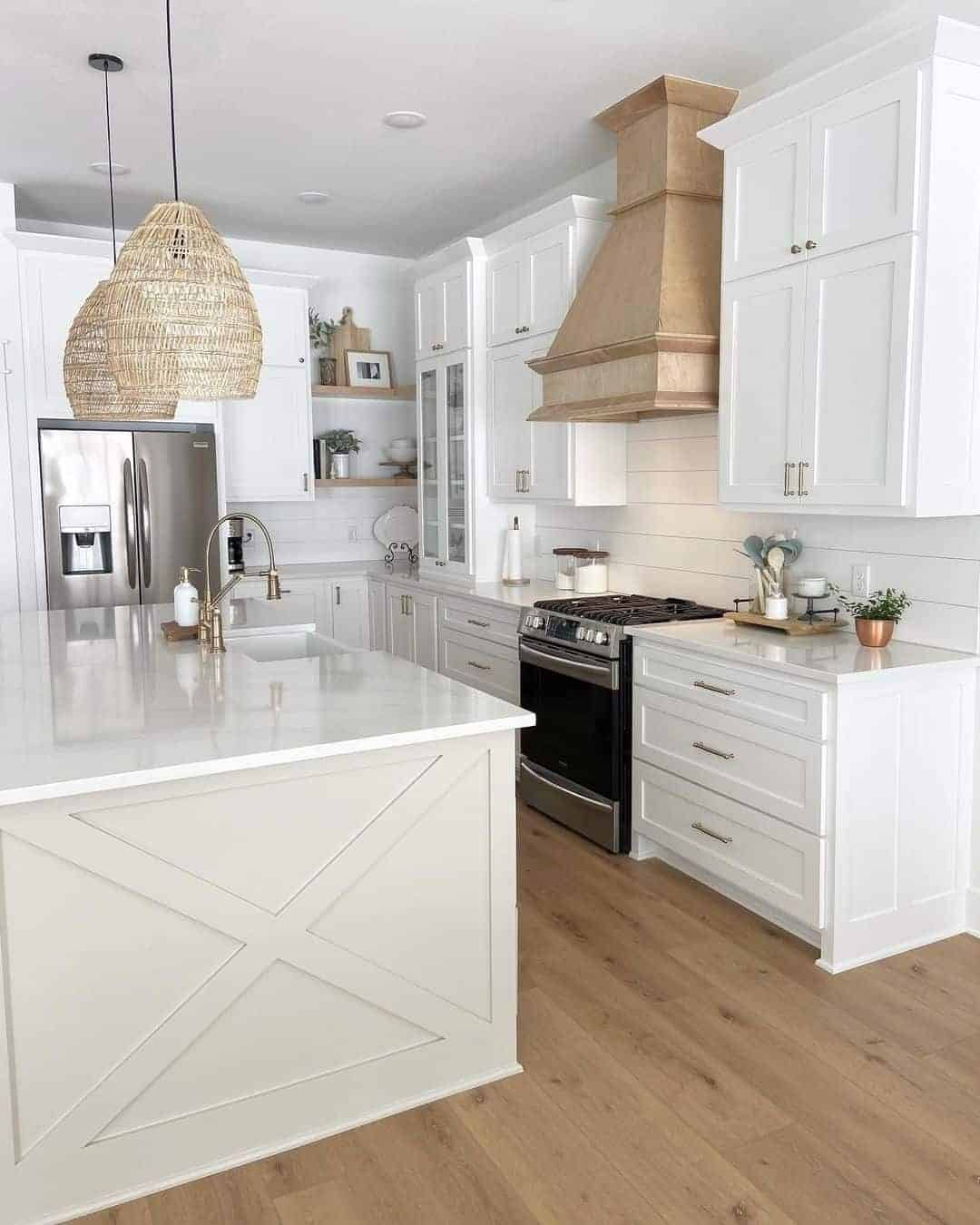 07 of  Farmhouse Kitchen With Warm Wood Accents