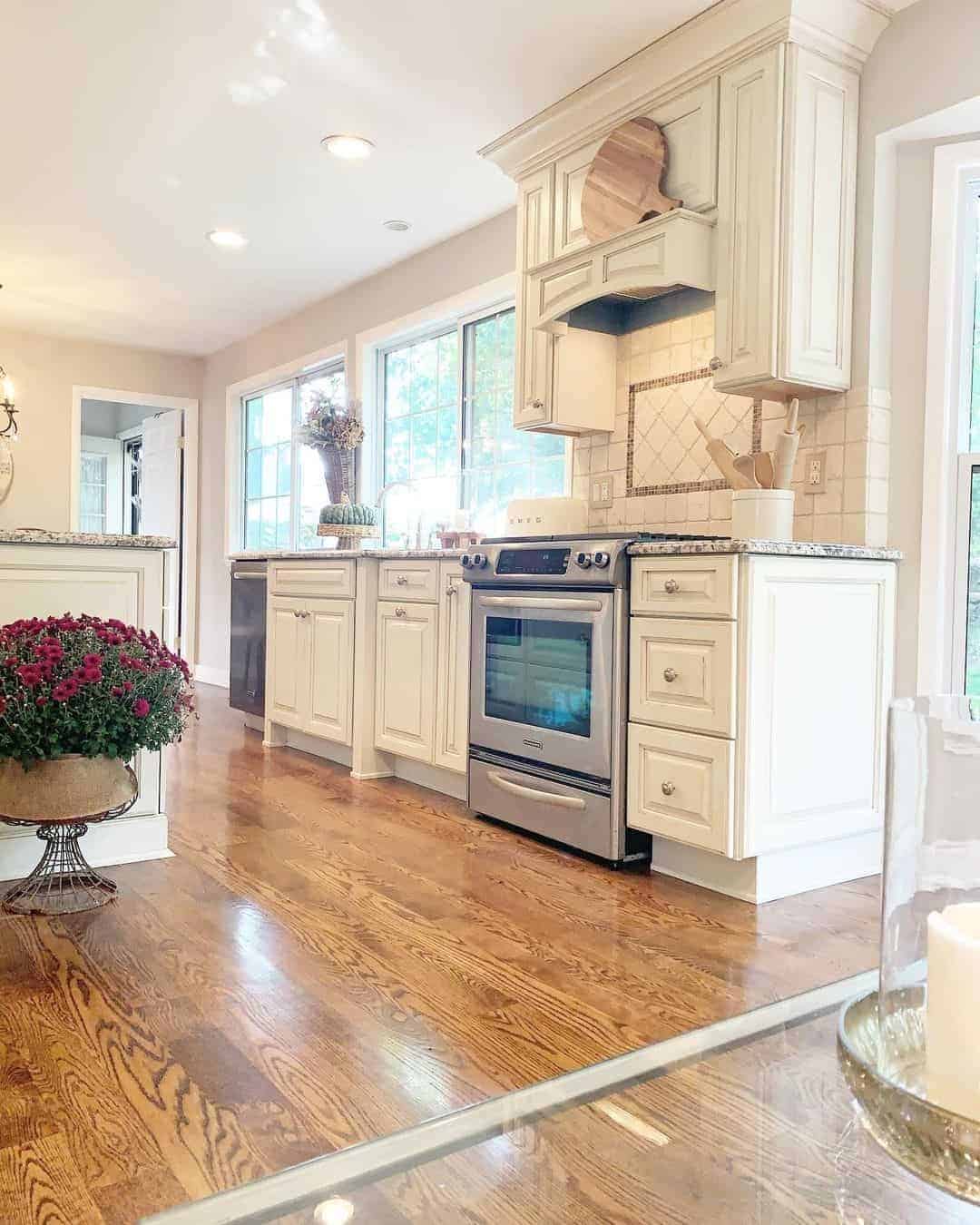 27 of  White and Wood Country Kitchen