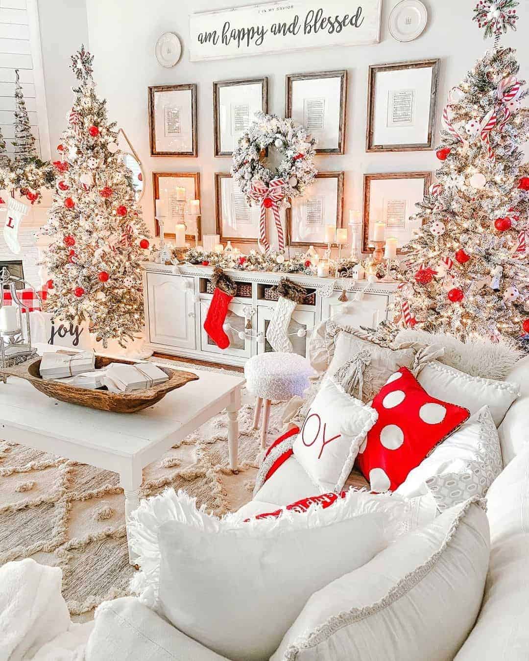 22 of  Vivid Red Winter Accent Décor