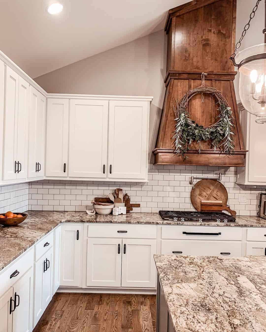 12 of  White and Wood-Toned Farmhouse Kitchen