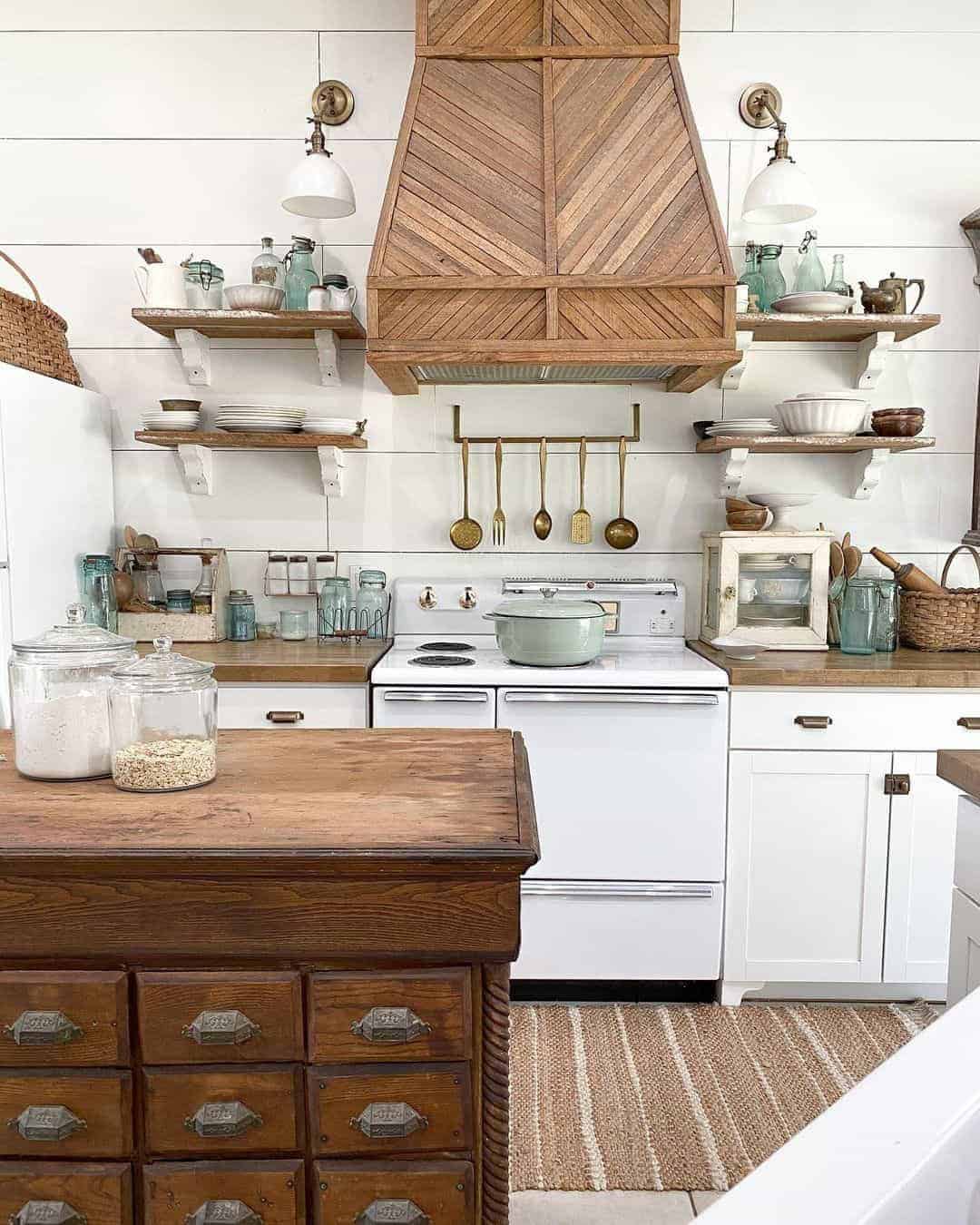 11 of  Farmhouse Shiplap Kitchen Backsplash