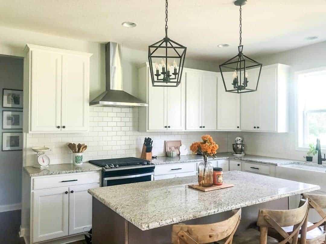 26 of  White Farmhouse Kitchen Cabinets