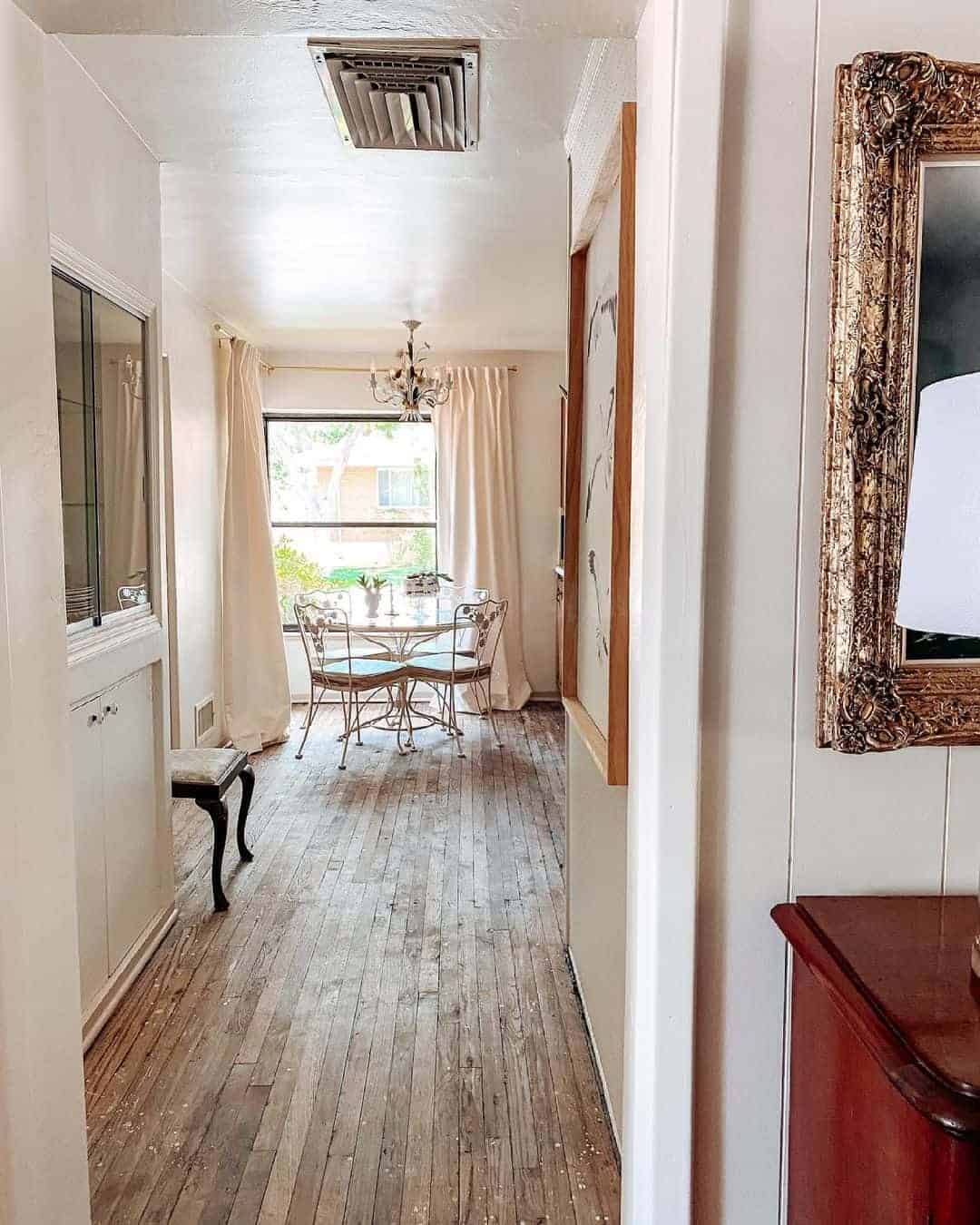 12 of  Wood Flooring Leads To Rustic Breakfast Nook