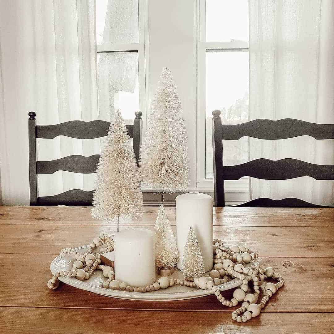 20 of  White Farmhouse Centerpiece