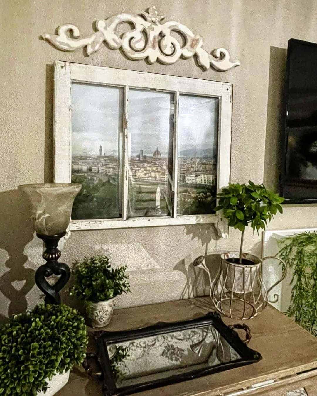 11 of  Vintage Farmhouse Décor Window Frame