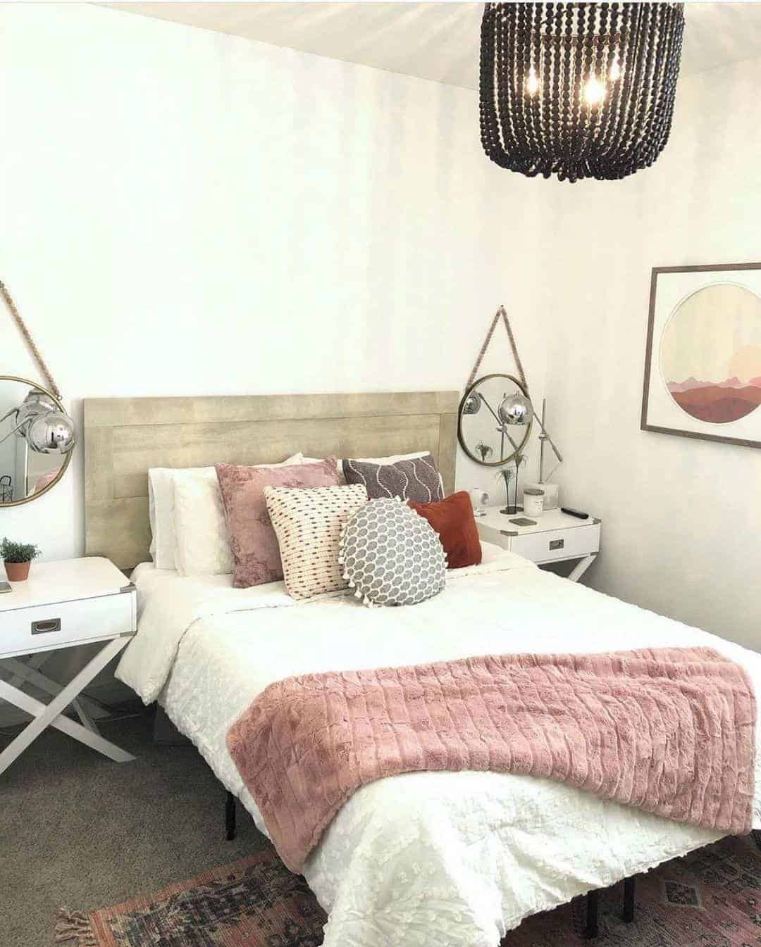 10 of  Mirrors over Nightstands on Both Sides of the Bed