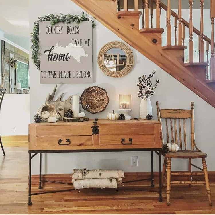 17 of  Farmhouse-Inspired Wood Staircase