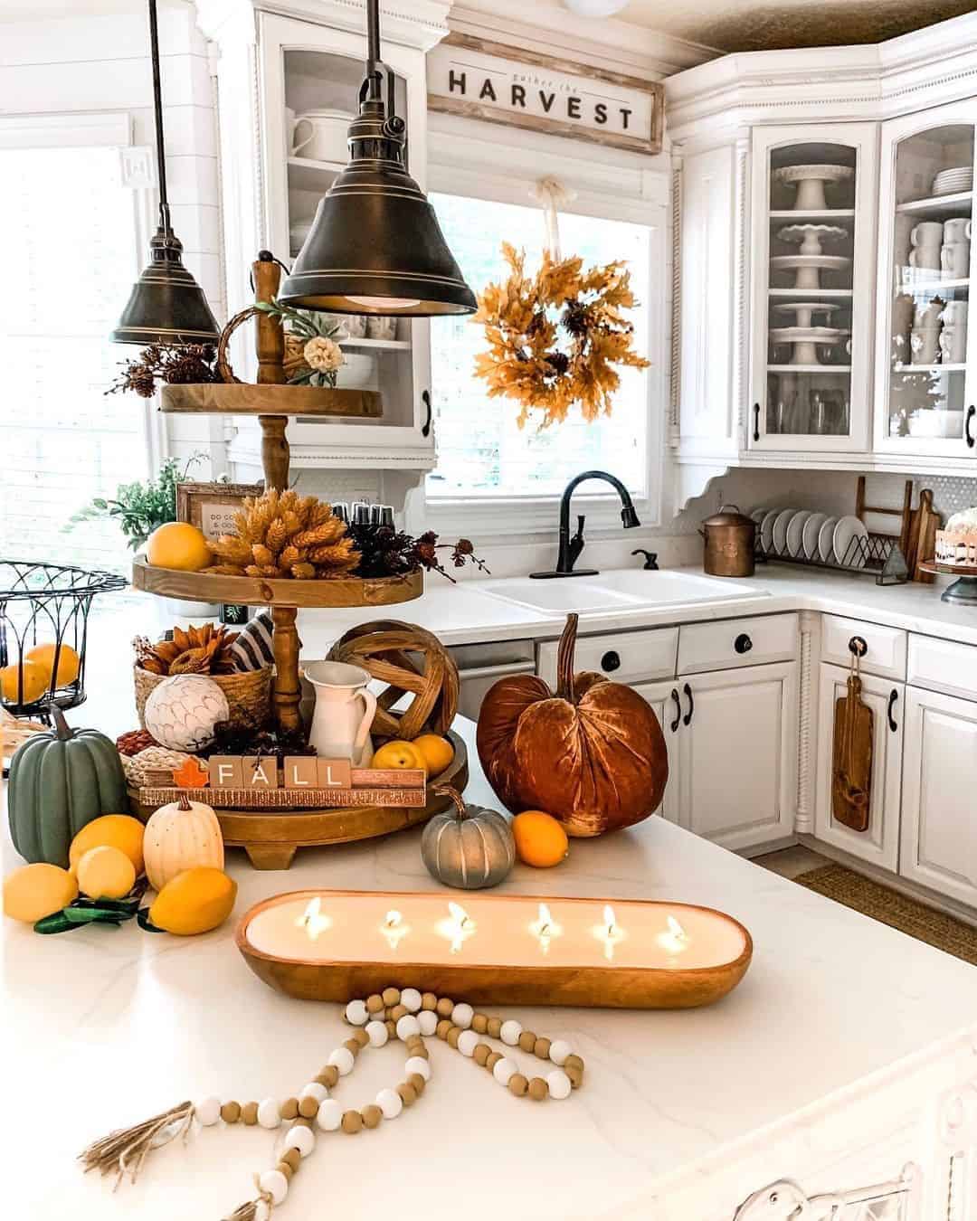 23 of  Rustic Kitchen with Fall Décor