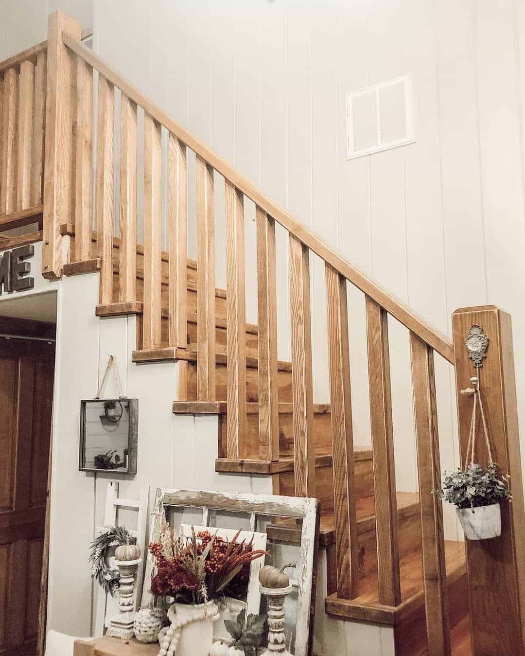 11 of  Rustic Wood Stair Spindles